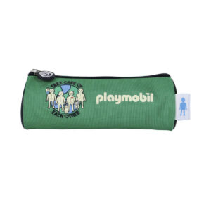 Estuche escolar redondo Playmobil Green Future ¡Nuevo!